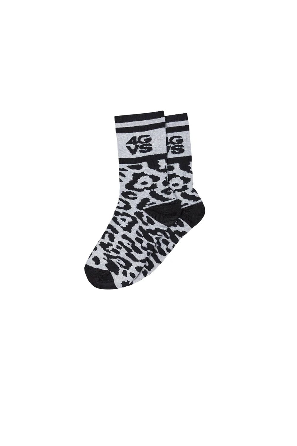 4giveness - calzini leo logo 4gvs224wac4243 100 grigio