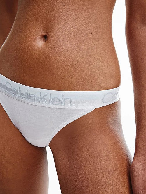 Ck - slip perizoma 000qf6686e-100 bianco