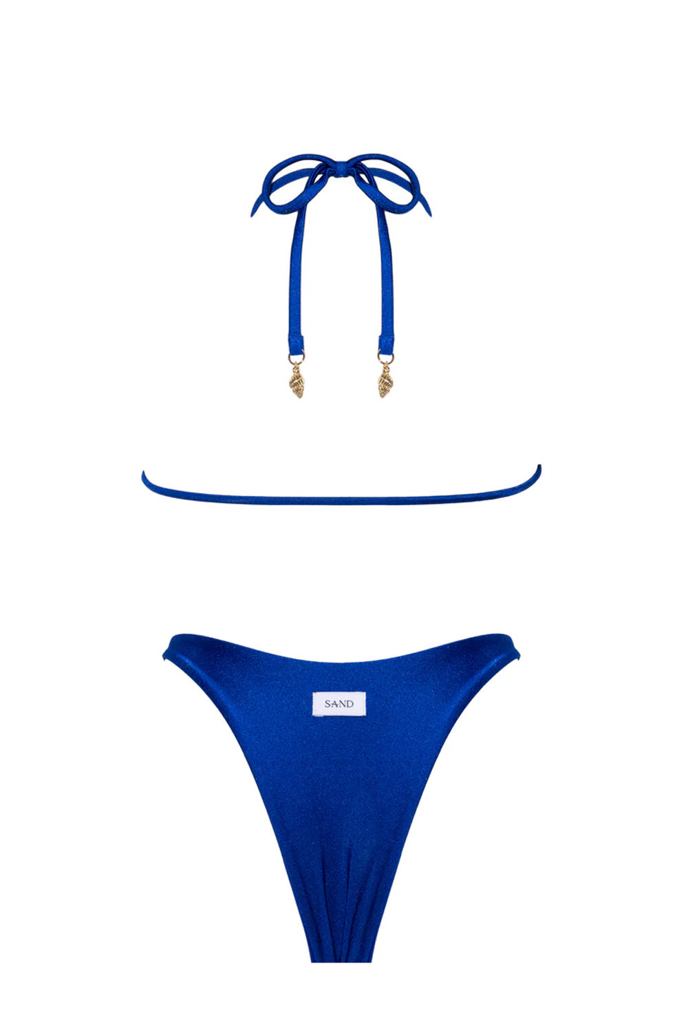 Donna Bikini AMAYA Blue Rebel SAND Lycra Lucida Gioiello