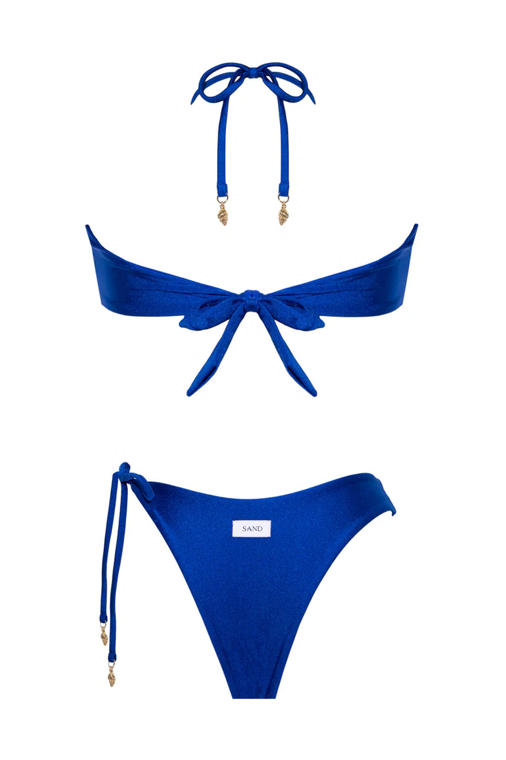 Donna Bikini MARENA Blue Rebel SAND Lycra Lucida Gioiello