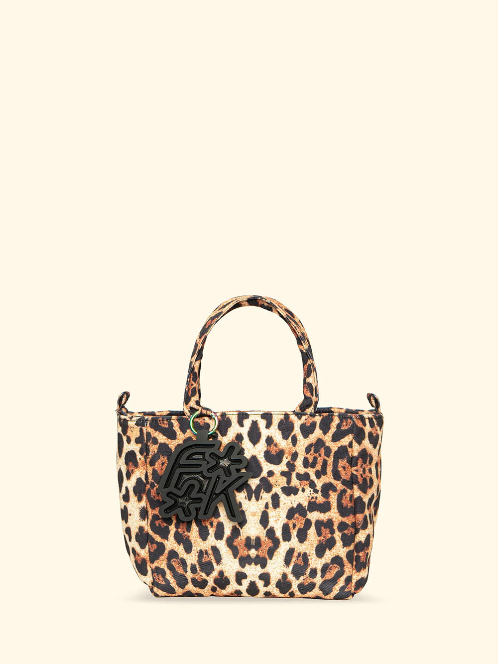 Donna Mini Bag FK Fantasia Animalier con Tracolla Removibile