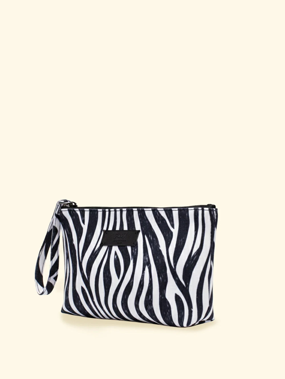 Donna Mini Pochette FK Tessuto Fantasia Zebrata
