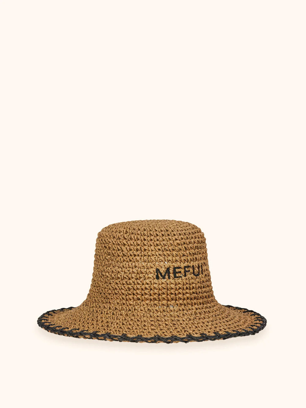 Donna Cappello Me Fui Paglia Light Brown Tesa Media
