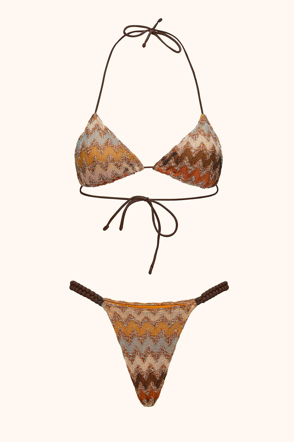 MeFui - Bikini Triangolo con Slip fisso
