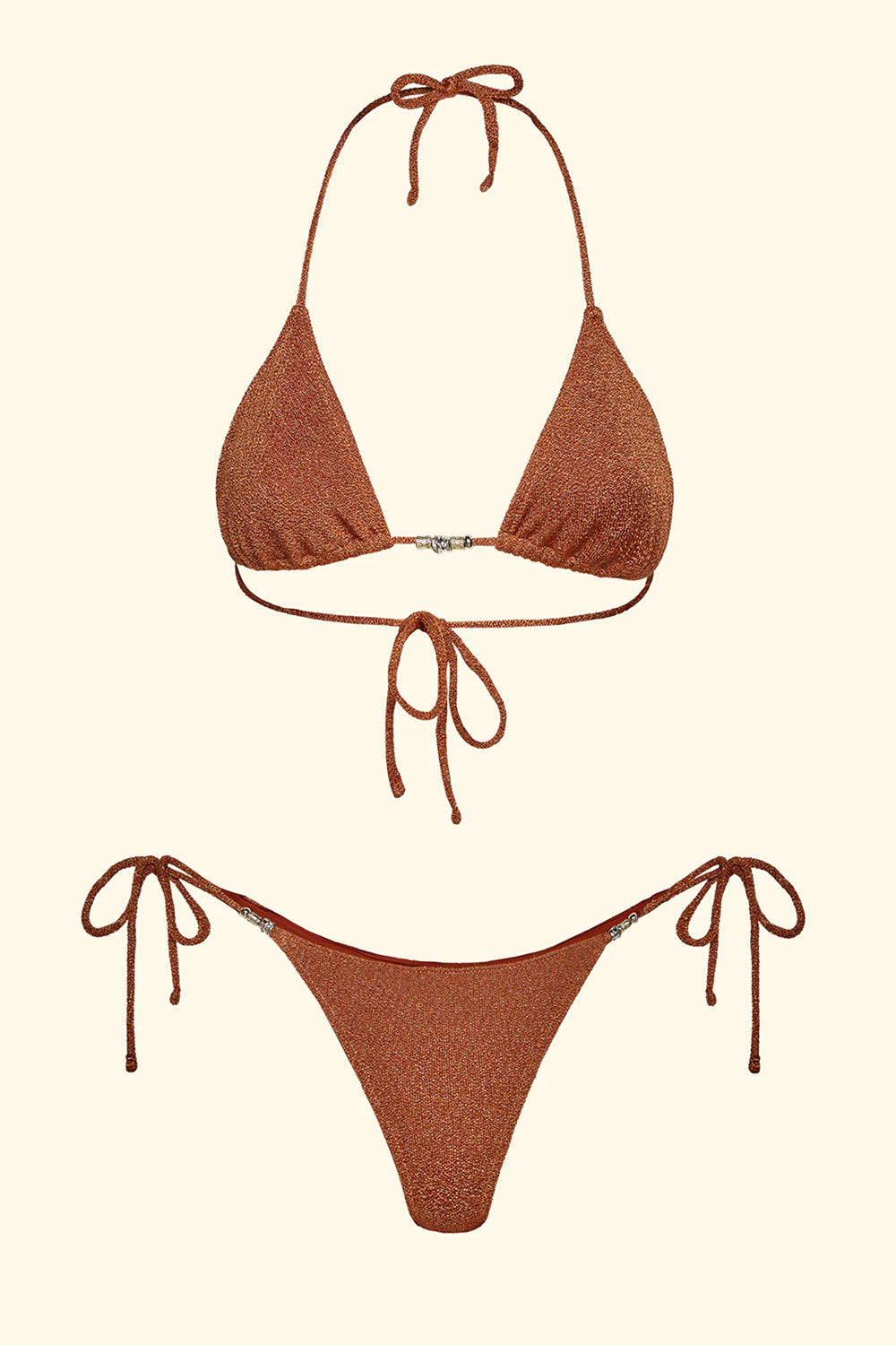EffeK - Bikini Triangolo con slip regolabile