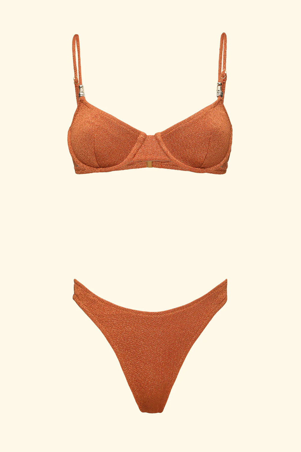 EffeK - Bikini Ferretto con slip americano fisso