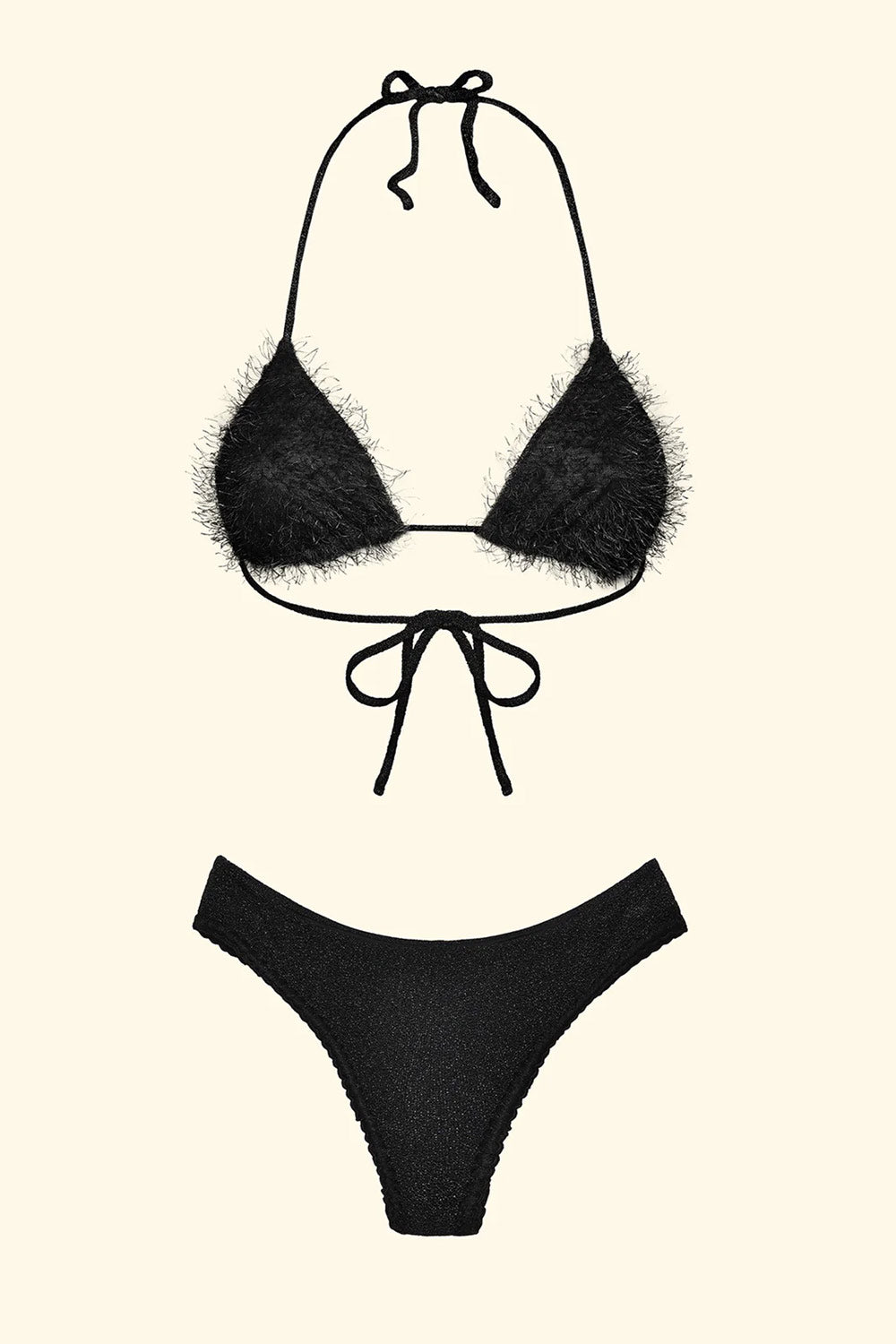 EffeK - Bikini Triangolo con slip culotte fissa