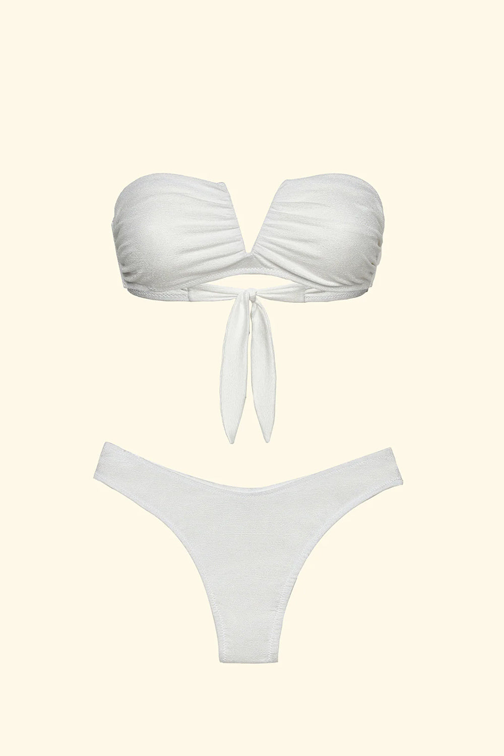 EffeK - Bikini Fascia a V con slip americano fisso