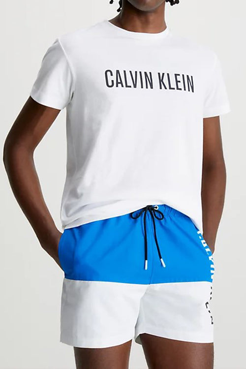 CK - T-Shirt Da Mare - Intense Power Classic White