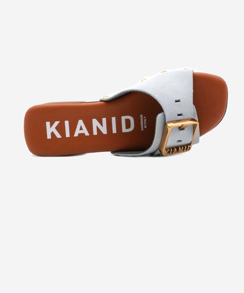 Kianid - zoccolo monofascia castro suede knd01070 v3 light paradise
