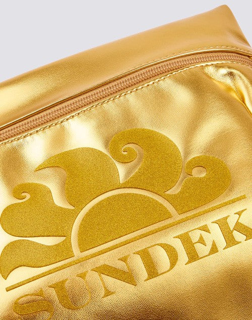 Pochette laminata con logo aw416abpula 101la gold
