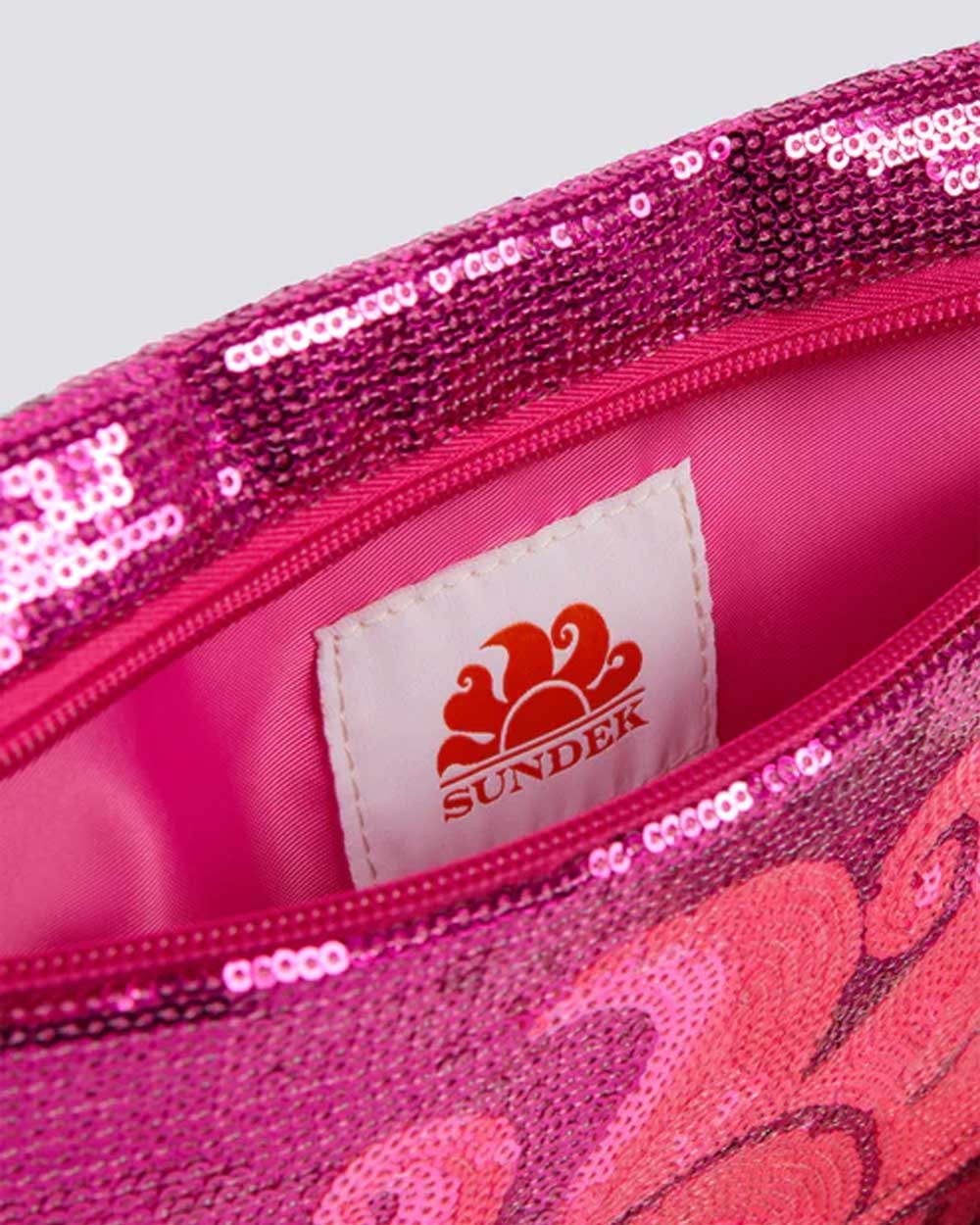 Cher - pochette con paillettes shocking pink aw912abpa400 86701