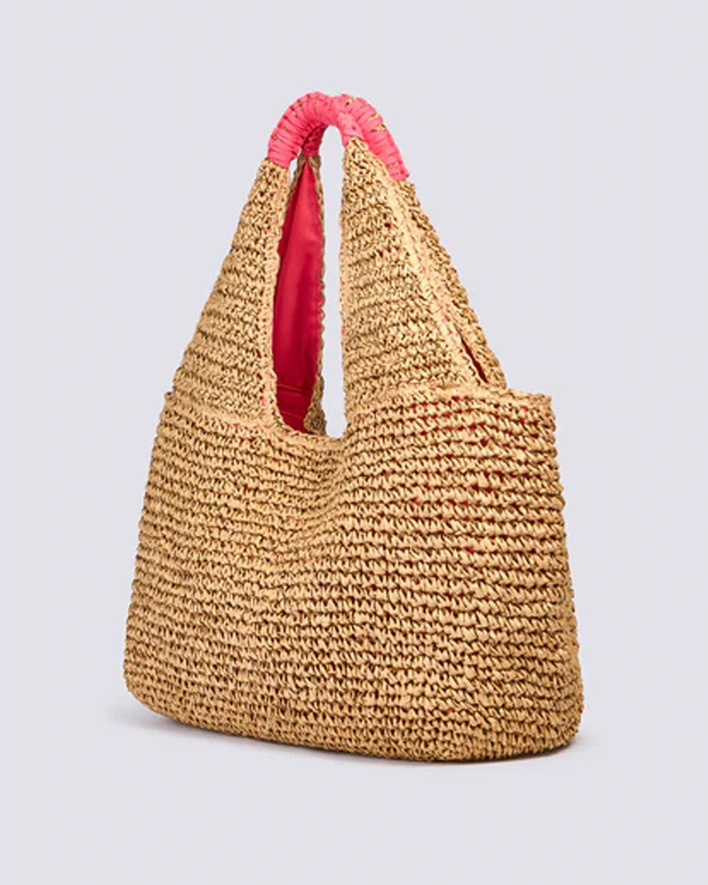 Borsa in paglia intrecciata aw714abpa100 a7001 pitaya