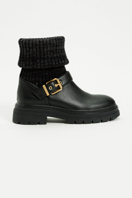Twinset - tronchetto nero 252lip010 00006