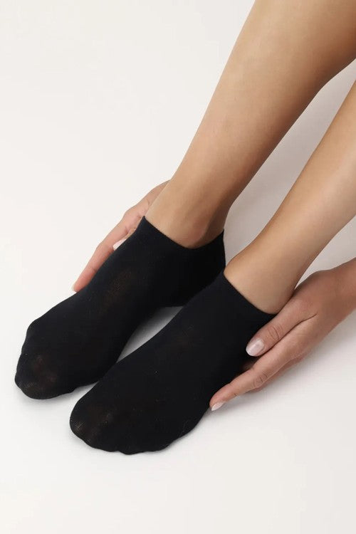 Calza corta solange sport bipack vobc01071 black