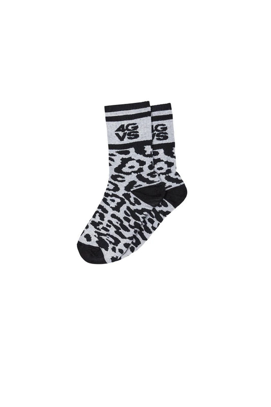4giveness - calzini leo logo 4gvs224wac4243 100 grigio
