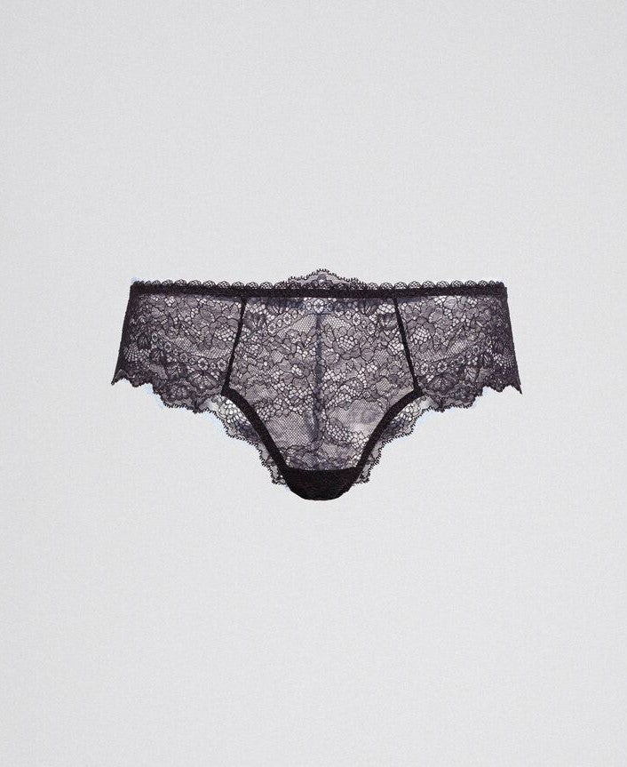 Twinset - slip brasiliana in pizzo 192ll6c77