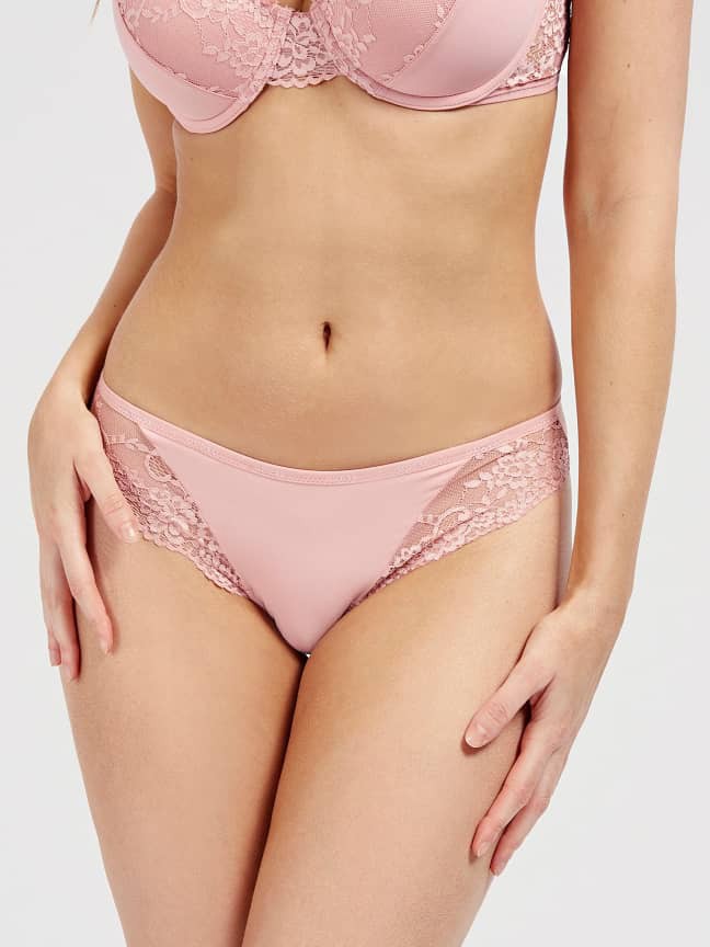Slip con inserto in pizzo o0be01 mc03m