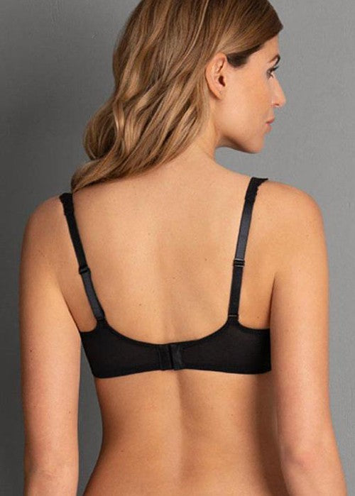 Rosa faia - reggiseno con ferretto fleur 5634 001 nero