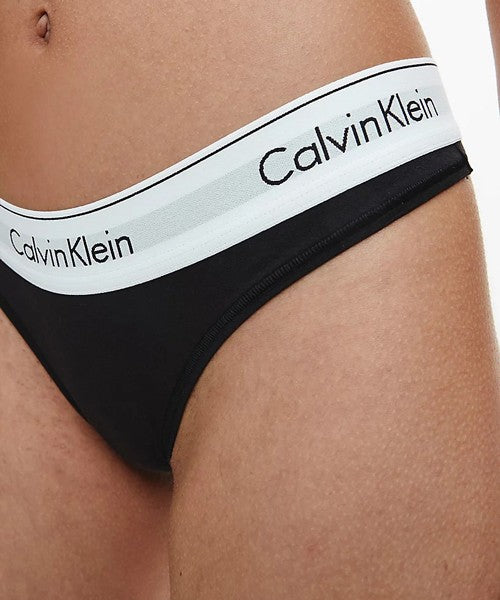 Ck - slip brasiliano modern cotton 000qf5981e-ub1 nero