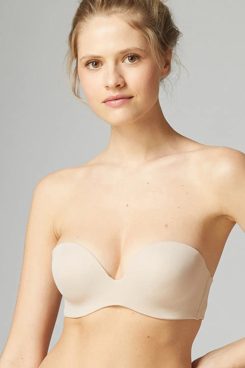 Simone perele - reggiseno senza spalline - essentiel 13v303 739 bieige