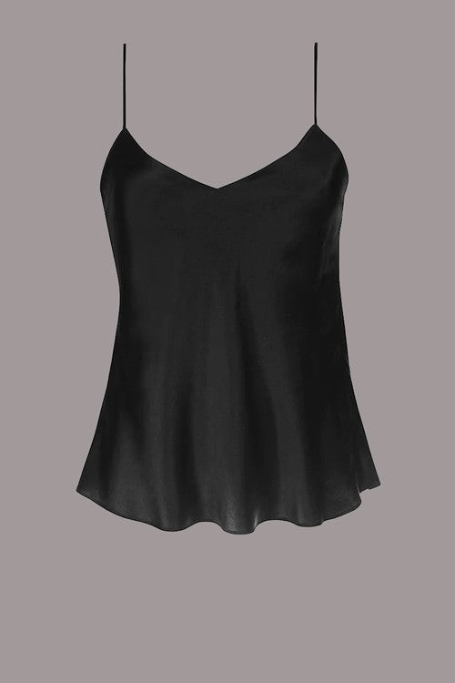 Simone perele - top in seta 15b900 015 nero