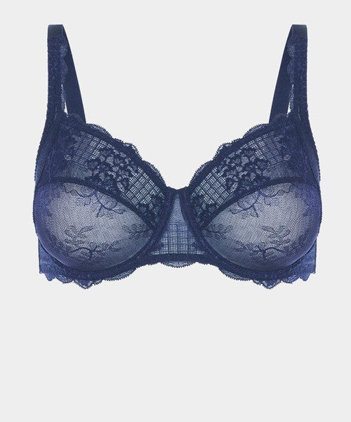 Simone perele -  reggiseno ferretto scollato reve - 12z313 596 cosmic blu