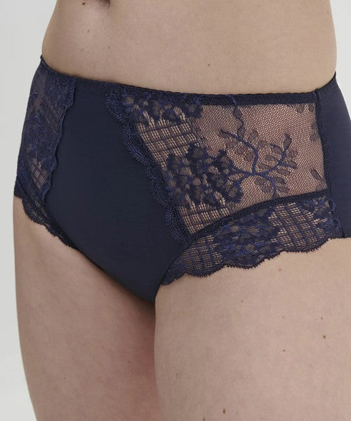 Simone perele - slip a vita alta reve 12z770 596 cosmic blu