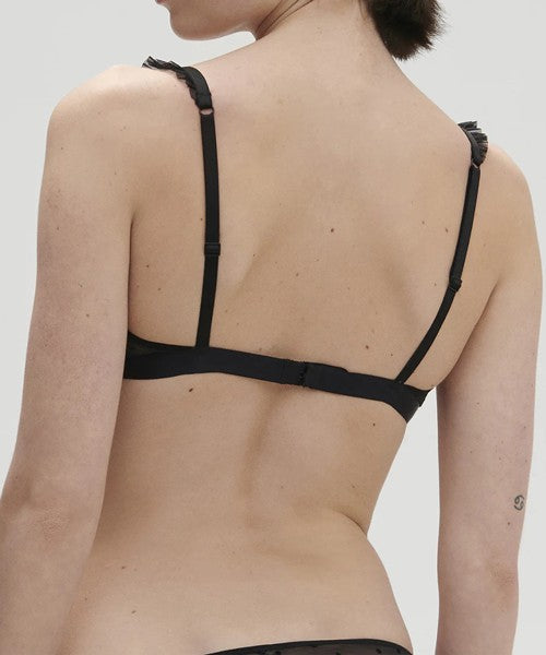 Simone perele -  reggiseno triangolo scollato lucie - 1c8250 015 nero