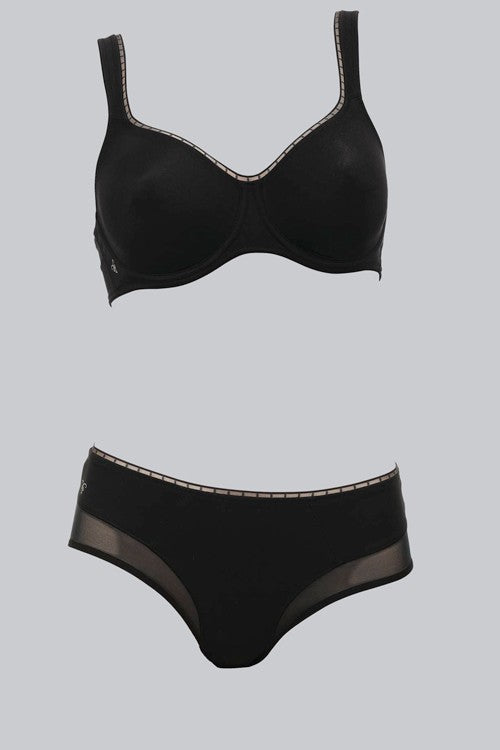 Anita - slip medio twin 1494 nero