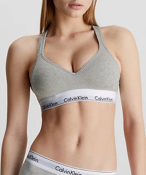 Ck - reggiseno brassierre  000qf1654e 020 grigio