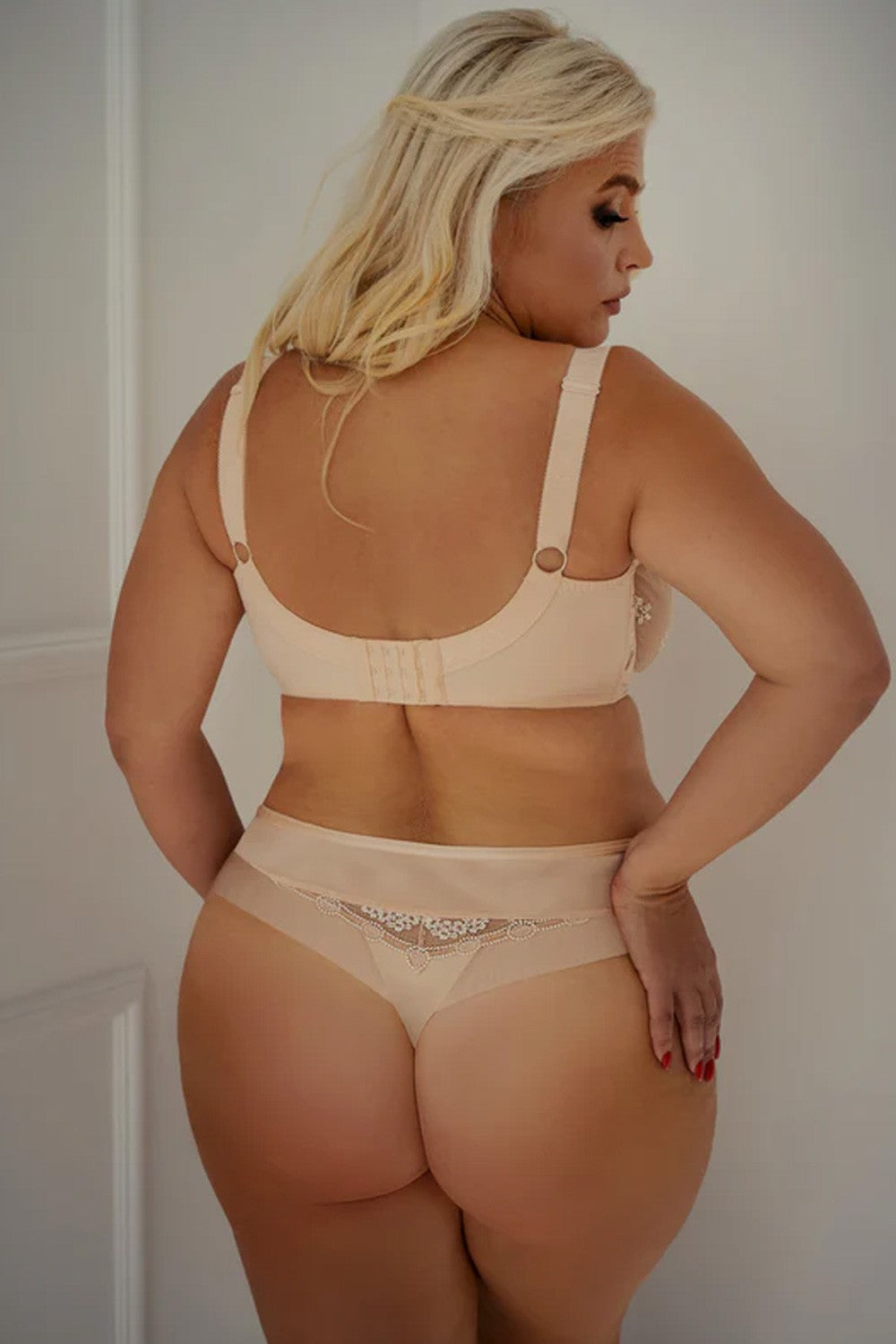 Kris line - reggiseno soft coppe grandi con ferretto fortuna softfullcup coffee