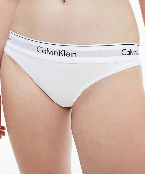 Ck - perizoma cotton  0000f3786e bianco