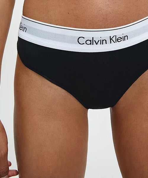Ck - slip bikini cotton  0000f3787e nero