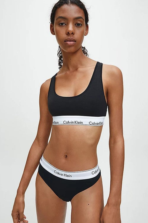 Ck - slip bikini cotton  0000f3787e nero
