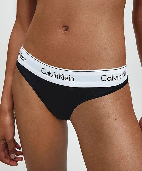 Ck - perizoma cotton  0000f3786e 001 nero