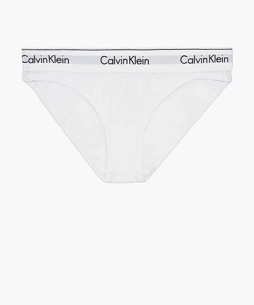 Ck - slip bikini cotton  0000f3787e bianco