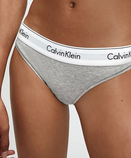Ck - slip bikini cotton  0000f3787e grigio