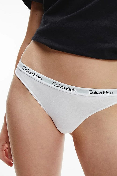 Ck - perizoma 3pack cotton strech 000qd3587e wzb
