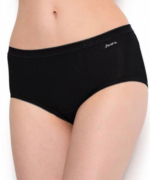 Bi-pack 2 midi esencial slip vita alta 1031481 nero