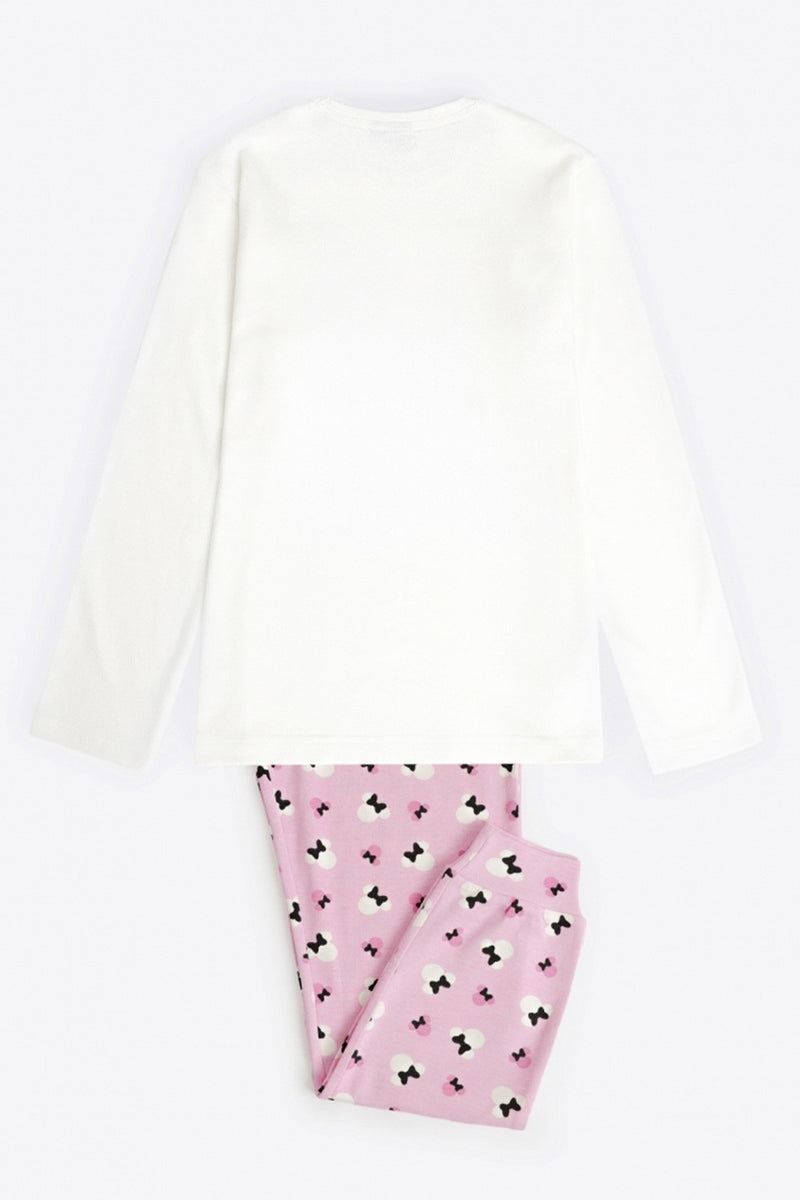 Disney- pigiama tween chic minnie  62274 ecru