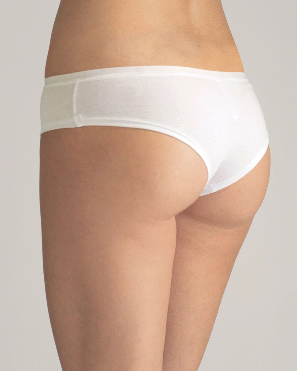 Parisblue - brasiliana in cotone elasticizzato moni bianco