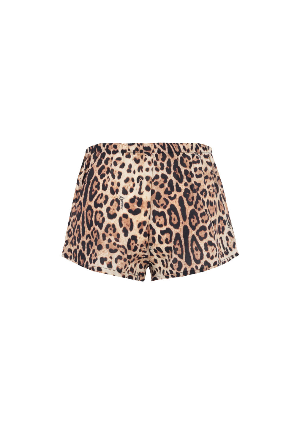 Bimba Short 4GIVENESS Leopard in Mussola con Coulisse 4-16 Anni