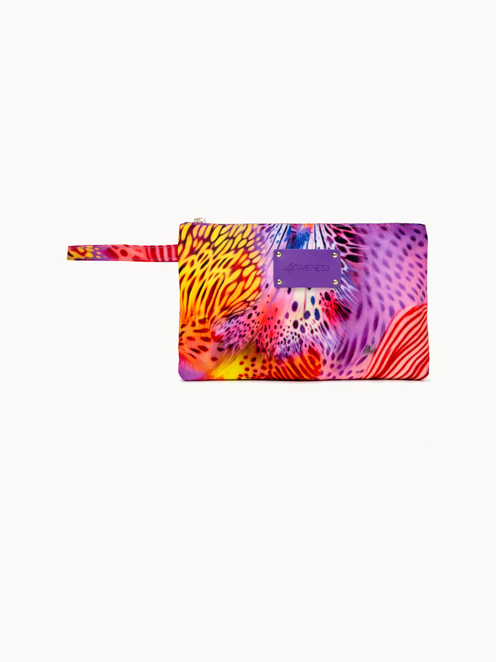 Donna Pochette 4Giveness Canvas Pink Butterfly Multicolor