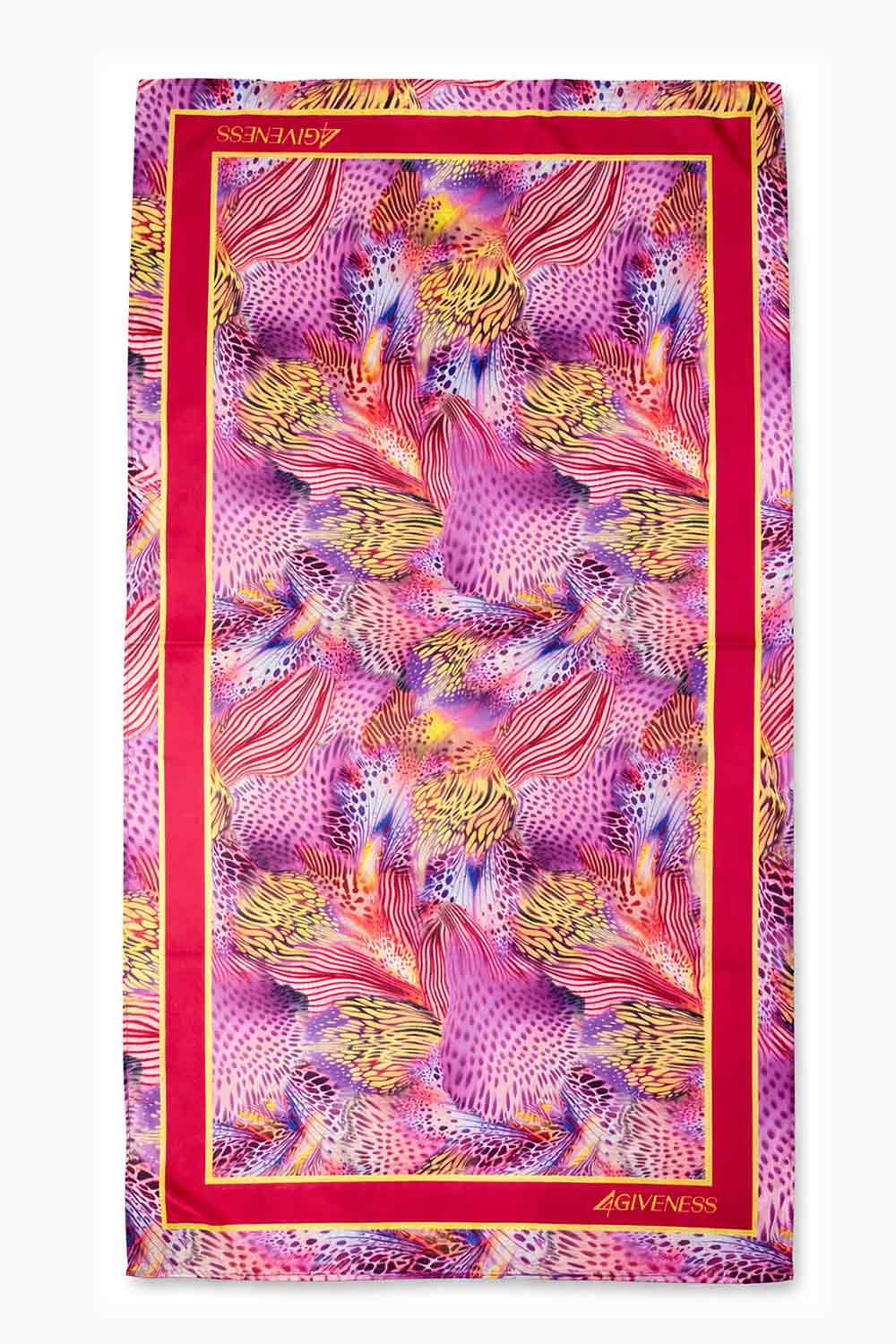 Donna Telo Mare 4Giveness Microfibra Pink Butterfly Multicolor