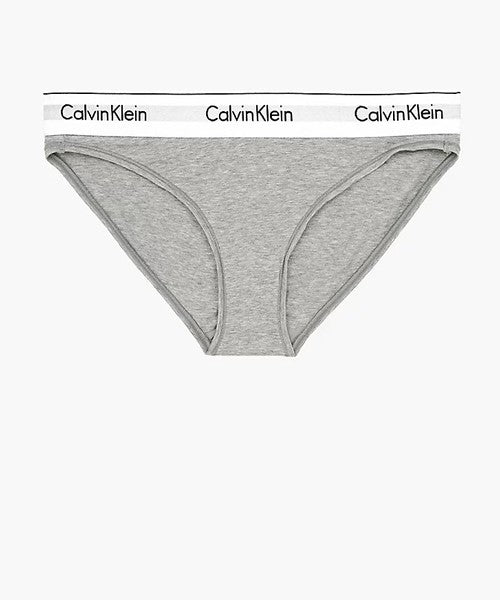 Ck - slip bikini cotton  0000f3787e grigio