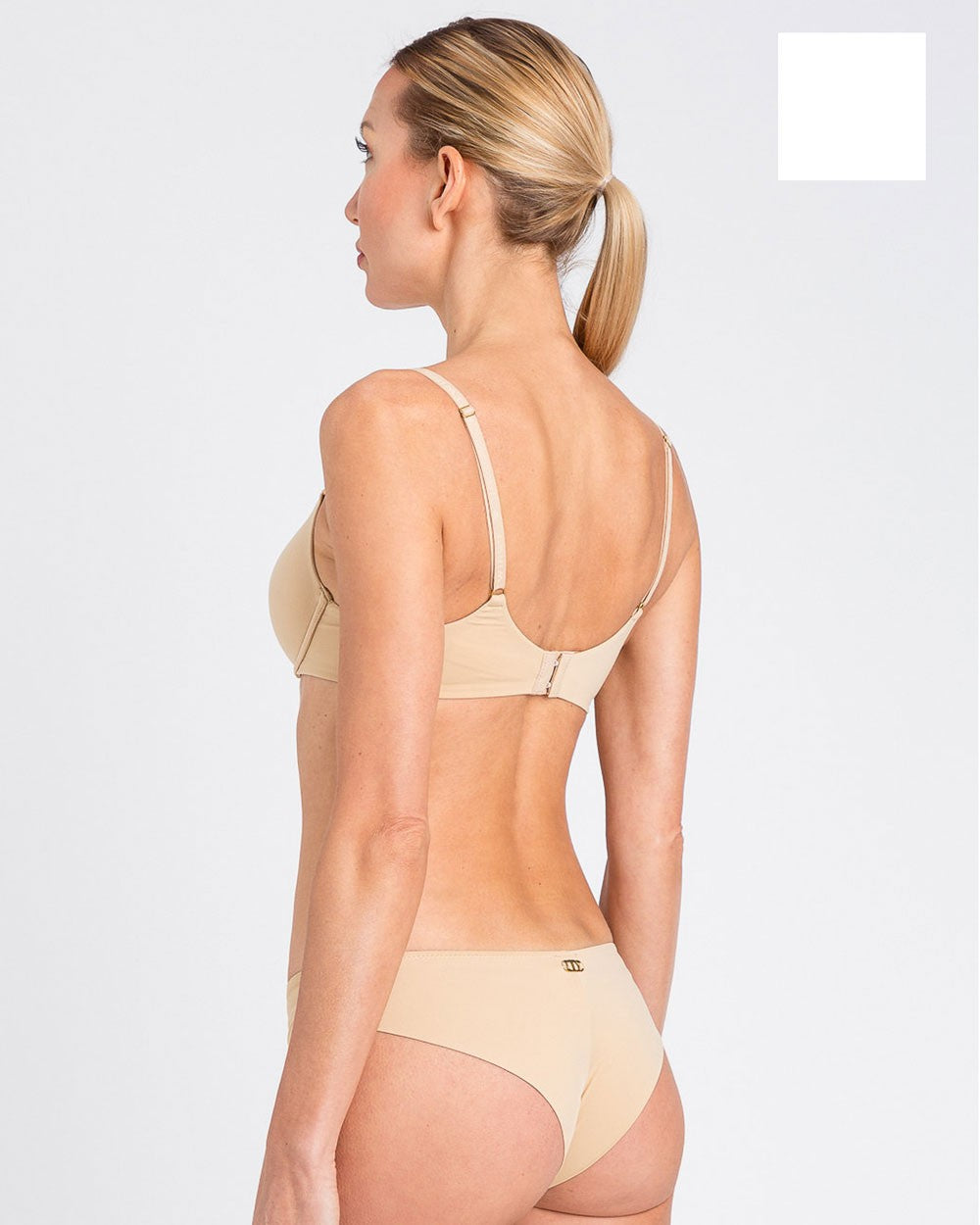 Twinset - reggiseno push-up off white 252ll6a46 00526