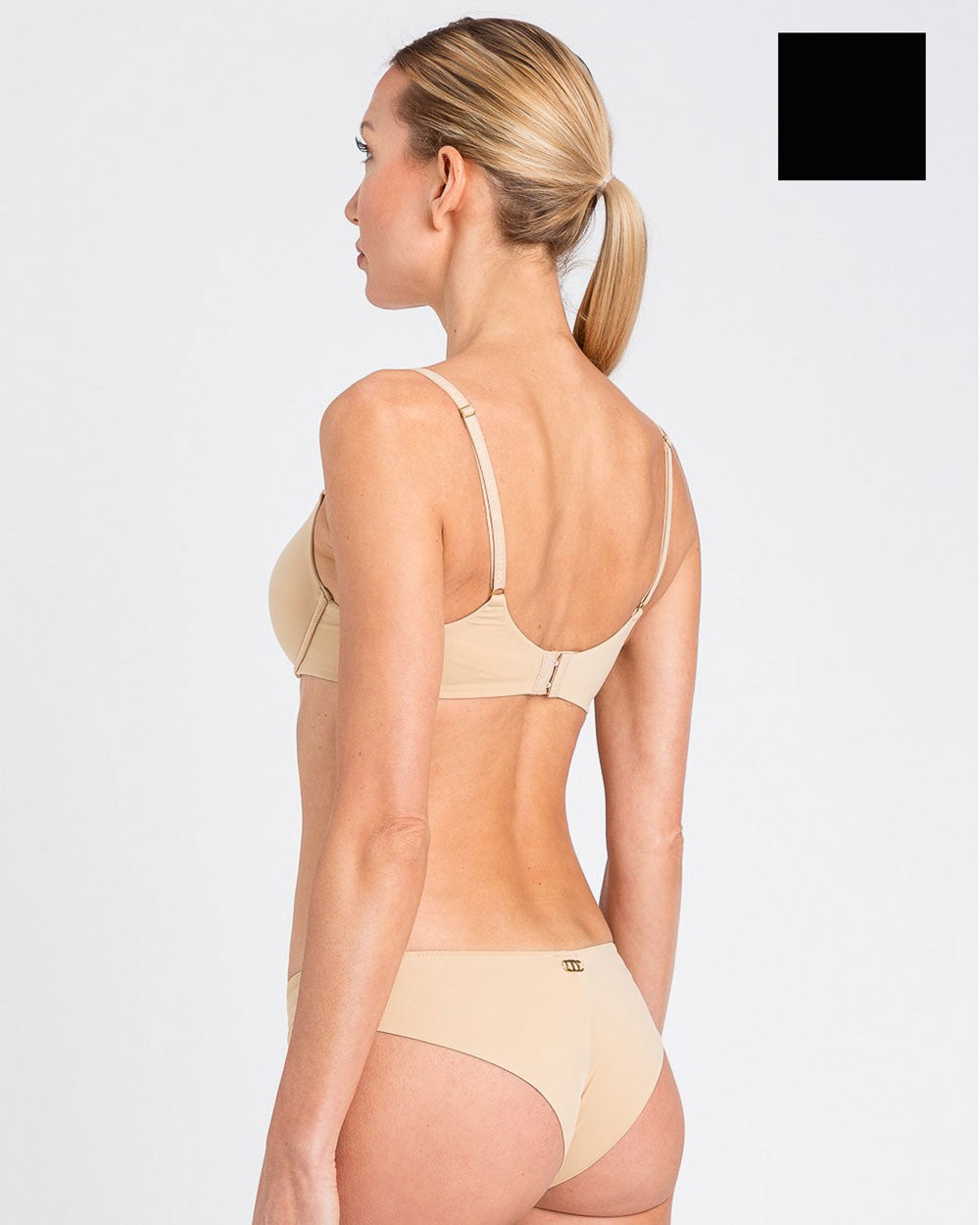 Twinset - reggiseno push-up nero 252ll6a46 00006