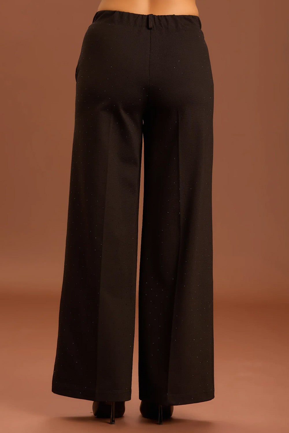 Take two - pantalone palazzo punto milano dt01196 nero