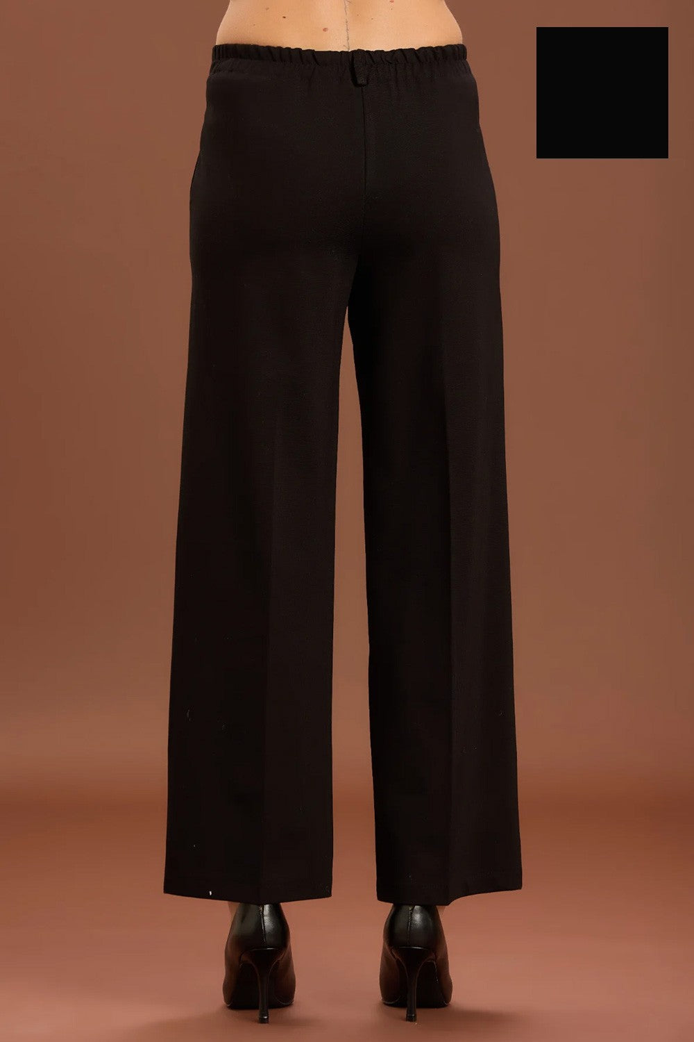 Take two - pantalone palazzo punto milano dt01199 nero